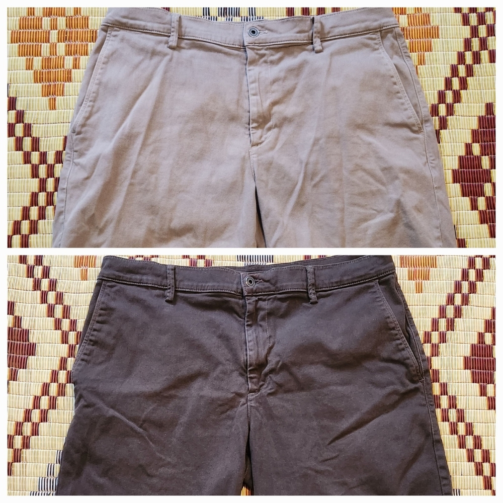 Lot of two Flint and Tinder Khaki Shorts. Sz 34. Good condition.